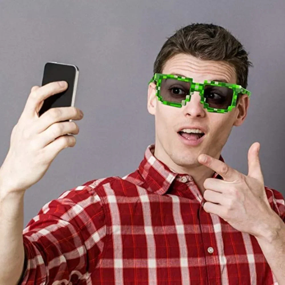 NWOT Pixelated Sunglasses Birthday Party